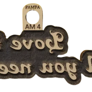 Sello decorativo Love is all you need