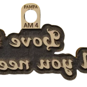 Sello decorativo El amor es todo lo que necesitas