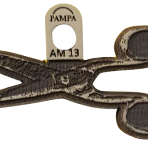 Sello vintage tijeras de costura