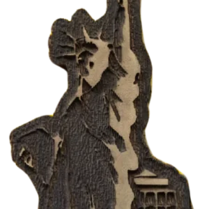 Sello decorativo Estatua de la Libertad vintage