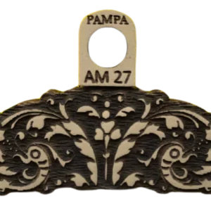 Sello ornamental barroco decorativo vintage