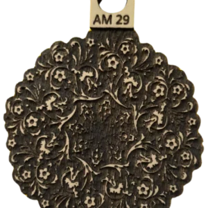 Sello decorativo arabesco con mini flores