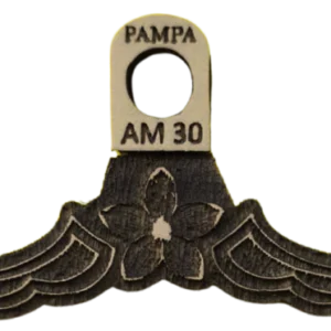 Sello decorativo bigotes estilo vintage