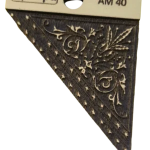 Sello decorativo adorno esquinero vintage