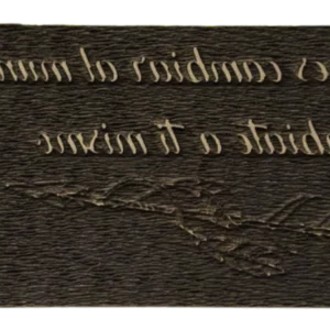 Sello decorativo frases tipográficas vintage