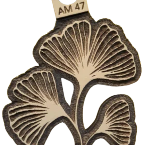 Sello decorativo hoja ginkgo biloba