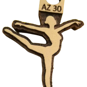 Sello decorativo bailarina de goma alta densidad para manualidades