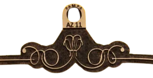 Sello ornamento decorativo horizontal de goma alta densidad para manualidades