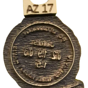 Sello de goma postal vintage decorativo alta densidad