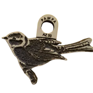 Sello decorativo pájaro volando de goma alta densidad