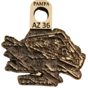 Sello decorativo stamp de pasaporte inmigración vintage