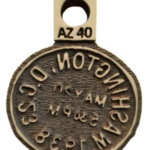 Sello postal Washington vintage de goma alta densidad