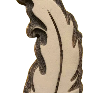 Sello decorativo pluma de goma alta densidad