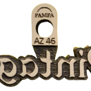 ello decorativo palabra “Vintage” de goma alta densidad