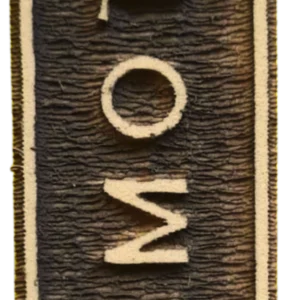 Sello decorativo palabra “Tomate” de goma alta densidad