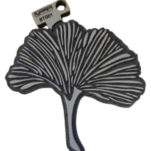 Sello decorativo hoja ginkgo biloba