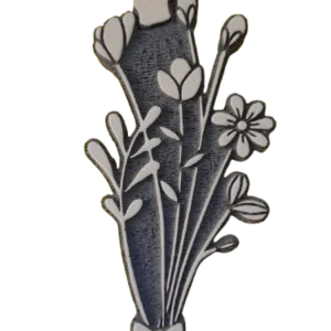 Sello decorativo ramillete de flores