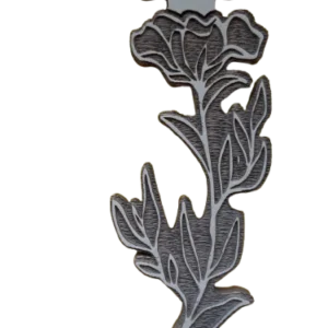 Sello decorativo amapola