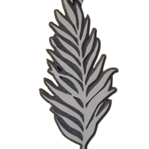 Sello decorativo helecho serrucho