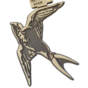 Sello decorativo ave