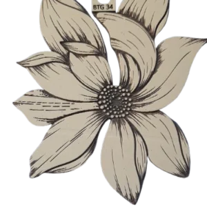 Sello decorativo flor de loto