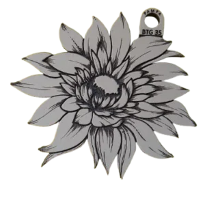 Sello decorativo crisantemo