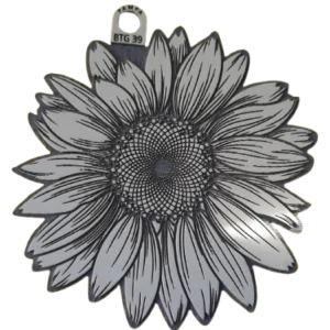 Sello decorativo girasol