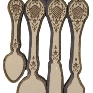 Sello decorativo juego de cubiertos vintage