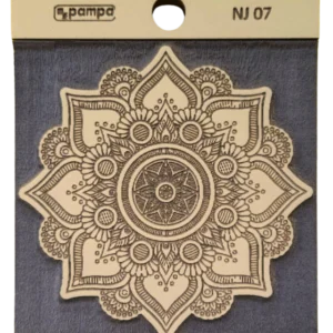 Sello decorativo mandala ornamental