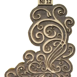 Sello decorativo esquinero arabesco