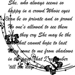 Sello decorativo frase con decoración