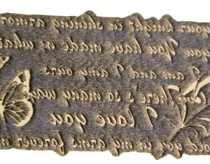 Sello decorativo frase