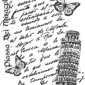 Sello frase con decoraciones