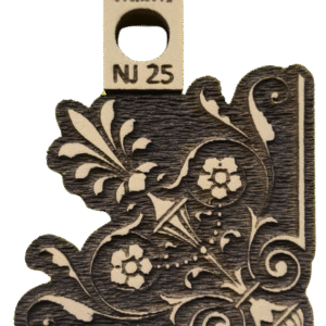 Sello decorativo esquinero arabesco