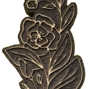 Sello decorativo ramillete de flores