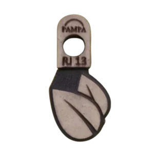 Sello de goma hoja decorativa alta densidad