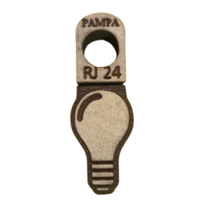 Sello de goma bombita de luz minimalista alta densidad