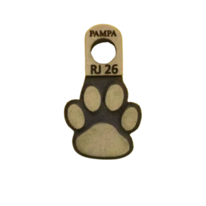 Sello de goma huella de mascota alta densidad