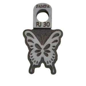 Sello de goma mariposa calada alta densidad