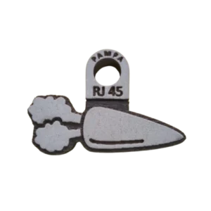 Sello de goma zanahoria decorativa alta densidad