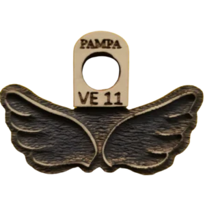 Sello decorativo alas vintage