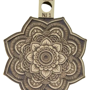 Sello decorativo mandala ornamental